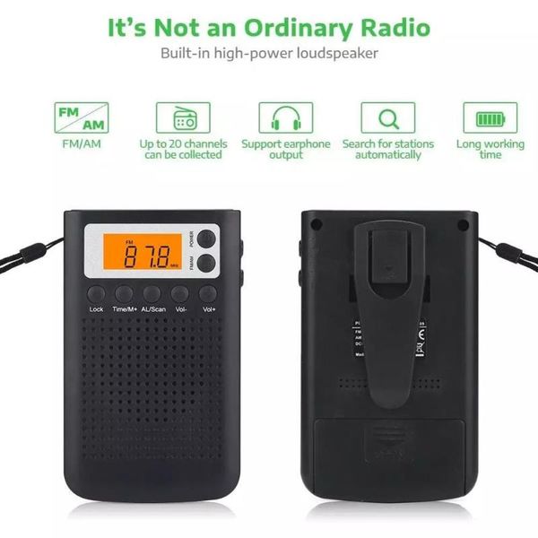 2020 new mini radio portable stereo pocket radio speaker with built-in speaker headphone jack am fm alarm clock
2020 new mini radio portable stereo pocket radio speaker with built-in speaker headphone jack am fm alarm clock
