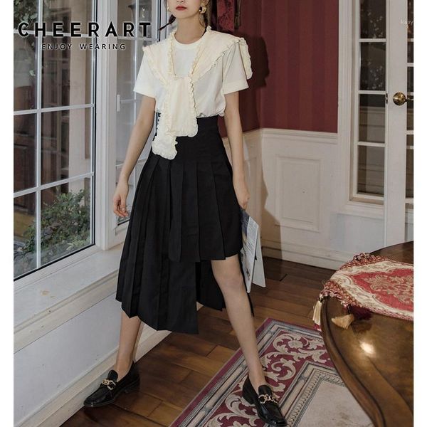 cheerart asymmetrical summer black high waist skirt women 2020 summer fashion long midi skirt casual korean fashion style1
cheerart asymmetrical summer black high waist skirt women 2020 summer fashion long midi skirt casual korean fashion style1