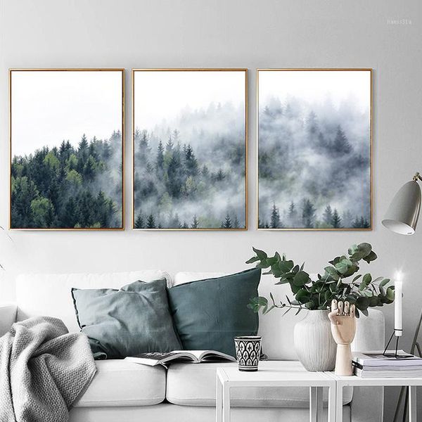 misty forest mountain canvas painting fog picture wild tree landscape poster and print for living room scandinavian home decor1
misty forest mountain canvas painting fog picture wild tree landscape poster and print for living room scandinavian home decor1