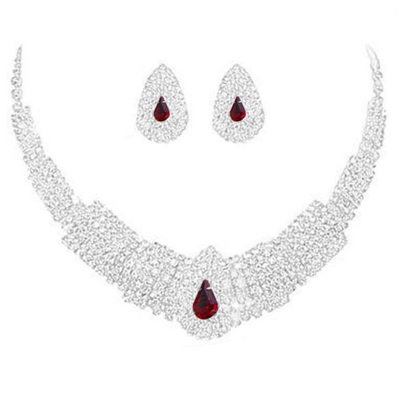 women dripping full rhinestone flower earrings necklace european and american fashion personality wild necklace jewelry, Silver
women dripping full rhinestone flower earrings necklace european and american fashion personality wild necklace jewelry, Silver