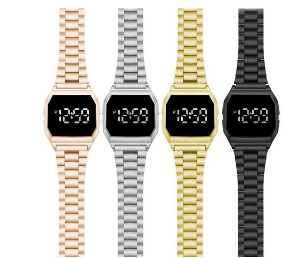 explosive metal steel band led watch square foreign trade fashion electronic watch student men's and women's touch watch, Slivery;golden
explosive metal steel band led watch square foreign trade fashion electronic watch student men's and women's touch watch, Slivery;golden
