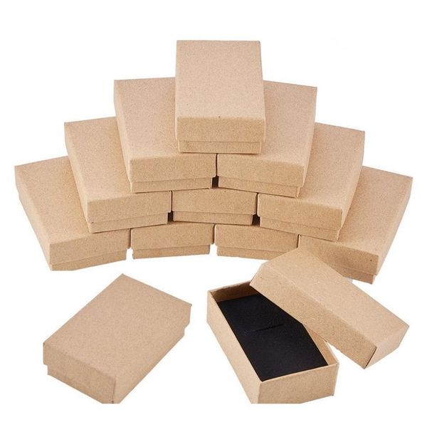 pandahall cardboard jewelry set box for ring necklace rectangle tan 8x5x3cm black 9x7xm 12pc jllchf, Black;white
pandahall cardboard jewelry set box for ring necklace rectangle tan 8x5x3cm black 9x7xm 12pc jllchf, Black;white