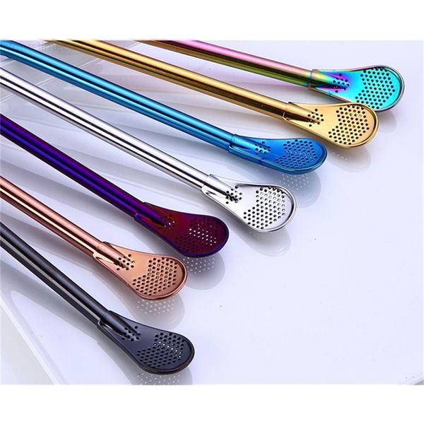 spoon 7 colors 304 stainless steel creative drinking straws bent filter straw drink tea bar coffee spoons luxury stir ep
spoon 7 colors 304 stainless steel creative drinking straws bent filter straw drink tea bar coffee spoons luxury stir ep