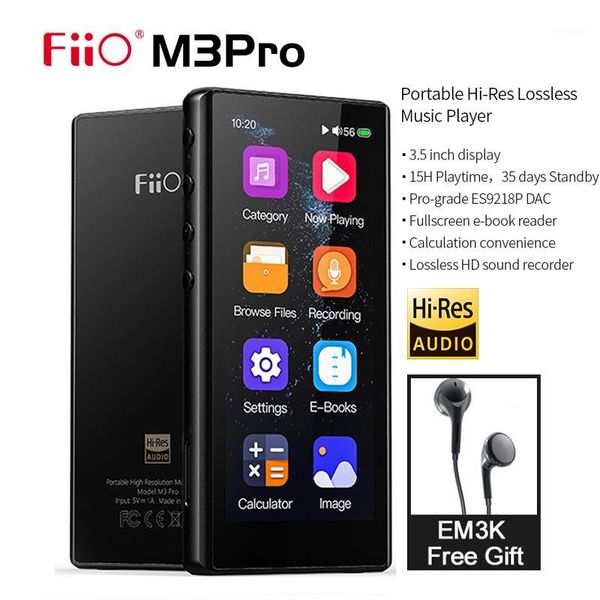 & mp4 players fiio m3pro mp3 player 3.5inch full touchscreen hifi lossless sound music with voice recorder, ,em3k headphone1
& mp4 players fiio m3pro mp3 player 3.5inch full touchscreen hifi lossless sound music with voice recorder, ,em3k headphone1