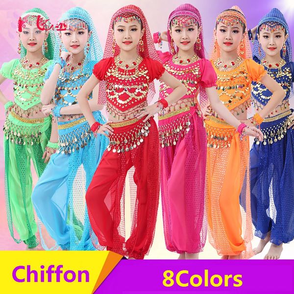 2pieces/lot girls children belly dance costumes 2pcs 6pcs(headwear+veil+bracelets+waist chain+pant) danza del vientre indian sari, Black;red
2pieces/lot girls children belly dance costumes 2pcs 6pcs(headwear+veil+bracelets+waist chain+pant) danza del vientre indian sari, Black;red
