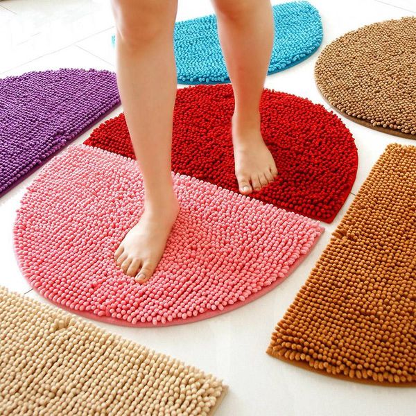 carpets 1pcs fashion half round shag microfiber chenille non-slip floor mat bedroom kitchen area rug carpet washable absorbent bath
carpets 1pcs fashion half round shag microfiber chenille non-slip floor mat bedroom kitchen area rug carpet washable absorbent bath