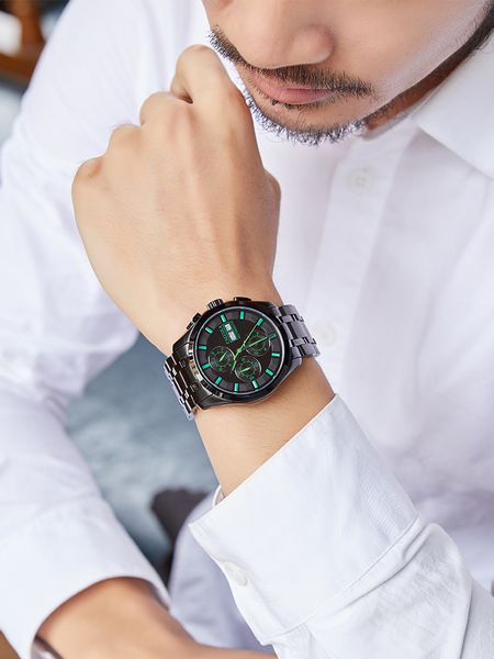 caluola multi-functional automatic mechanical watch mens watch steel band sports mens watch waterproof black genuine, Slivery;brown
caluola multi-functional automatic mechanical watch mens watch steel band sports mens watch waterproof black genuine, Slivery;brown