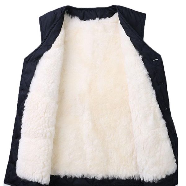 100% wool vest men's fur integrated in autumn and winter plus cotton vest shoulder, Black;white
100% wool vest men's fur integrated in autumn and winter plus cotton vest shoulder, Black;white
