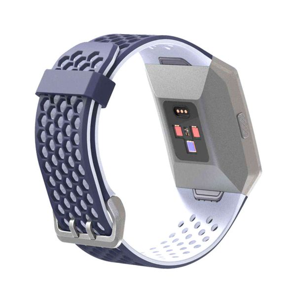 suitable for fitbit ionic smart bracelet, two color tpu silicone and honeycomb breathable strap
suitable for fitbit ionic smart bracelet, two color tpu silicone and honeycomb breathable strap