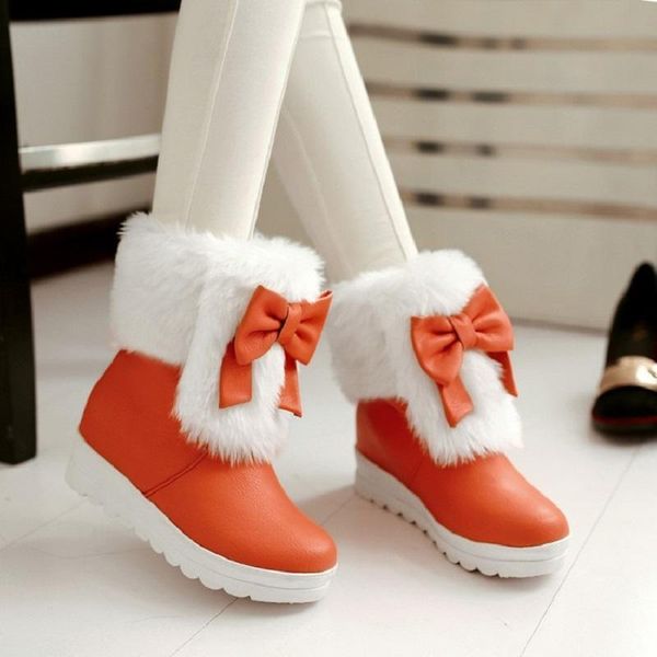 boots winter snow women wedges platform keep warm plush cotton shoes fashion fur bowknot ladies ankle zapatos mujer, Black
boots winter snow women wedges platform keep warm plush cotton shoes fashion fur bowknot ladies ankle zapatos mujer, Black