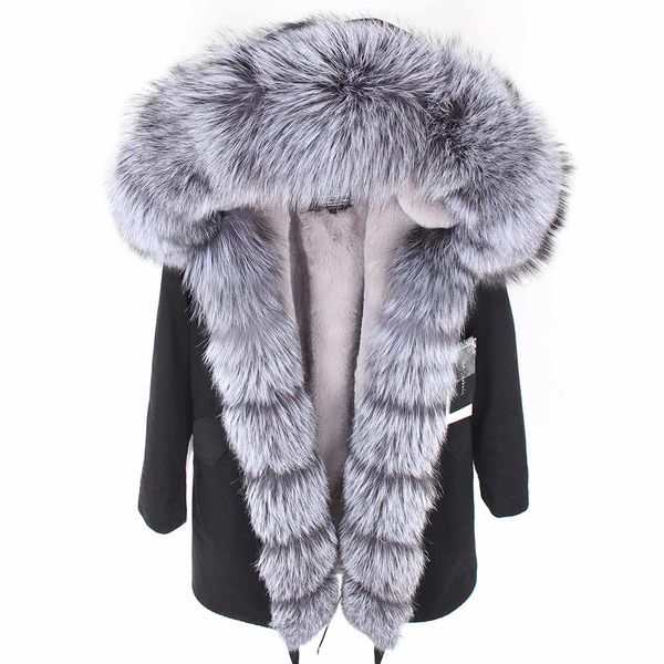 2021 New Medium-sized Fox Fur Collar Long Detachable Lining Velvet Thick Female Winter Coat R0VX, Black
2021 New Medium-sized Fox Fur Collar Long Detachable Lining Velvet Thick Female Winter Coat R0VX, Black