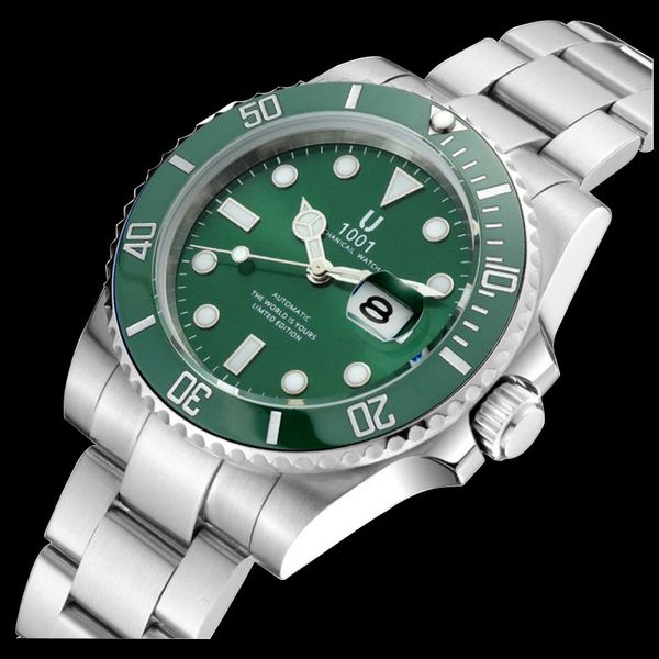 u1001 brand ceramic movement mens black bezel designer watch steel stainless mechanical automatic watches self-wind luxury ohurv, Slivery;brown
u1001 brand ceramic movement mens black bezel designer watch steel stainless mechanical automatic watches self-wind luxury ohurv, Slivery;brown
