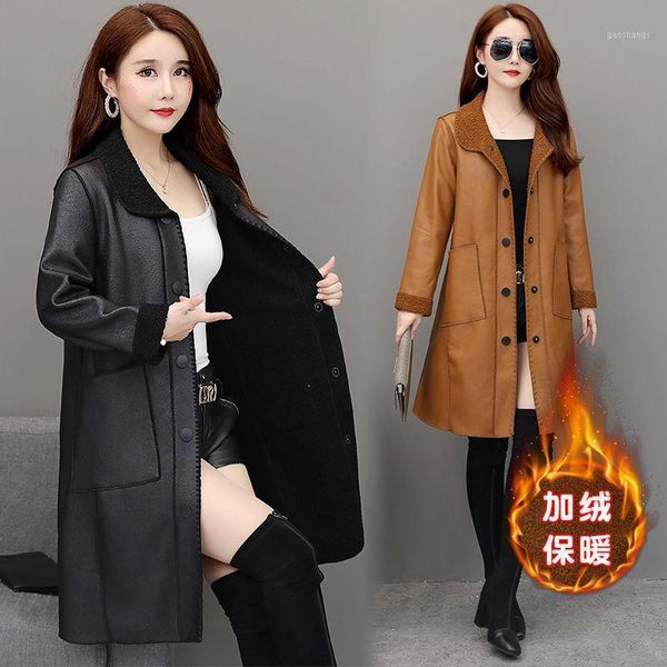 winter warmth faux leather moto coat women black brown plus size pu jacket 2020 new lapel leisure fashion plus thick coat1
winter warmth faux leather moto coat women black brown plus size pu jacket 2020 new lapel leisure fashion plus thick coat1