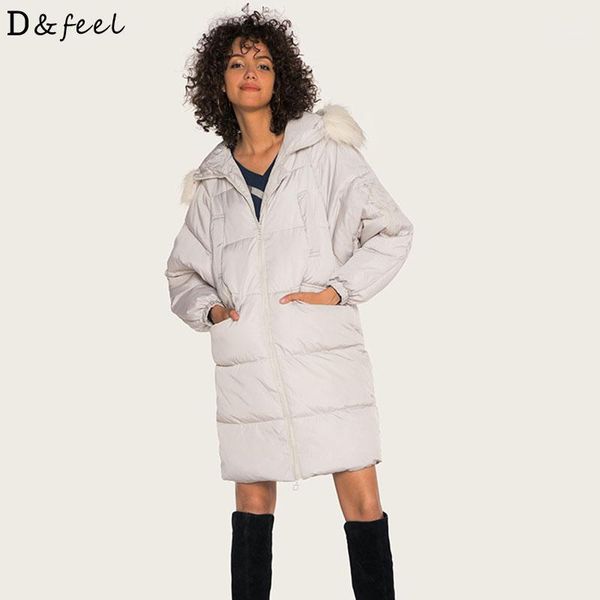 2018 autumn winter women jackets with fur collar fashion warm thick ladies parka plus size hooded cotton long coat, Black
2018 autumn winter women jackets with fur collar fashion warm thick ladies parka plus size hooded cotton long coat, Black