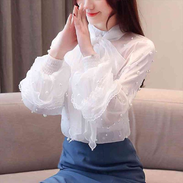 fashion women chiffon lantern sleeve spring white mesh beading bowknot blouse office lady tull shirt s-2xl
fashion women chiffon lantern sleeve spring white mesh beading bowknot blouse office lady tull shirt s-2xl