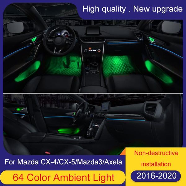 для 3 axela 6 atenza cx4 cx5 2020-2020 автомобиль неоновый светильник 64-цветной декоративной атмосферы автоматического преобразования
для 3 axela 6 atenza cx4 cx5 2020-2020 автомобиль неоновый светильник 64-цветной декоративной атмосферы автоматического преобразования