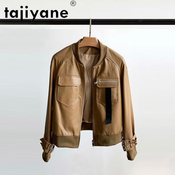 women's leather & faux tajiyane genuine jacket women real sheepskin coats korean style vintage woman cloth female jackets mujer chaquet, Black
women's leather & faux tajiyane genuine jacket women real sheepskin coats korean style vintage woman cloth female jackets mujer chaquet, Black