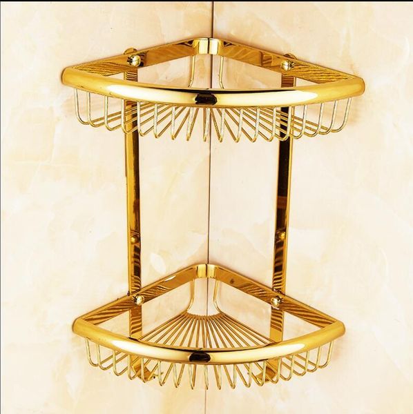 bathroom shelves vidric wall mounted gold/chrome/rose gold shelf bath shower corner soap holder building material1
bathroom shelves vidric wall mounted gold/chrome/rose gold shelf bath shower corner soap holder building material1