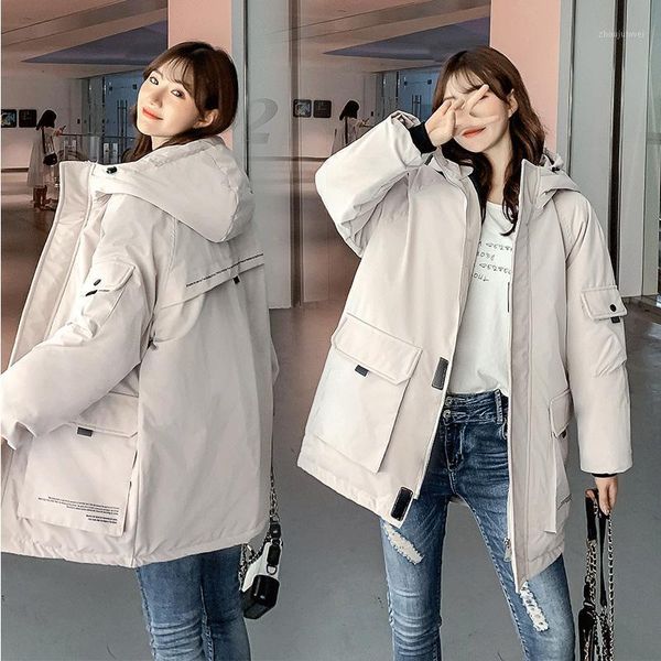 ziamonga ladies long aurumn winter jacket women thicken hooded parkas women slim loose casual warm outerwear coat female1, Black
ziamonga ladies long aurumn winter jacket women thicken hooded parkas women slim loose casual warm outerwear coat female1, Black