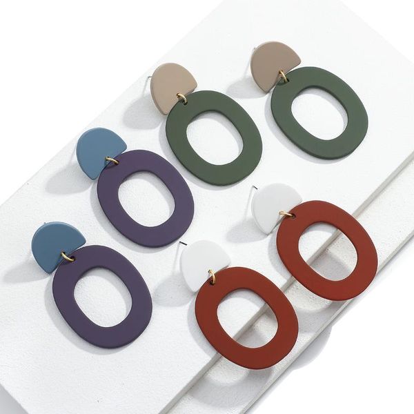 aensoa classic drop earrings for women spray paint maalloy hollow hoop earrings fashion pendant earring trendy korean jewelry, Silver
aensoa classic drop earrings for women spray paint maalloy hollow hoop earrings fashion pendant earring trendy korean jewelry, Silver