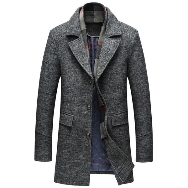 autumn high 2020 quality man with a simple lapel scarf casual wool and luxury warm male coat 19kr, Black;brown
autumn high 2020 quality man with a simple lapel scarf casual wool and luxury warm male coat 19kr, Black;brown