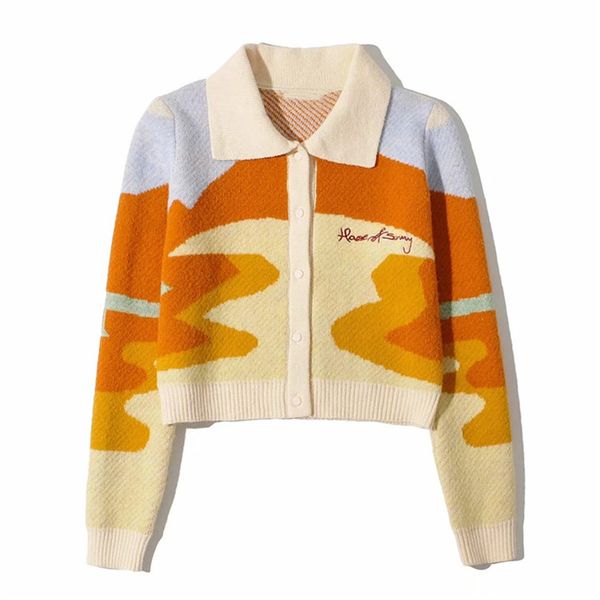 2021 new female autumn of the vintage french style sun print short-knit chic lady fashion only breasted cardigans femme zi23, White;black
2021 new female autumn of the vintage french style sun print short-knit chic lady fashion only breasted cardigans femme zi23, White;black