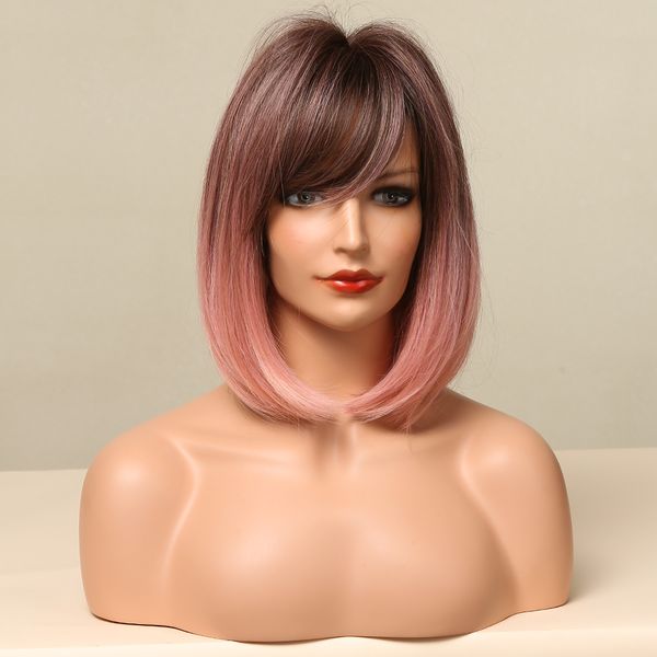costume accessories easihair pink bob wigs ombre pink straight natural hair wave bob synthetic wigs with bangs heat resistant cosplay wig, Silver
costume accessories easihair pink bob wigs ombre pink straight natural hair wave bob synthetic wigs with bangs heat resistant cosplay wig, Silver