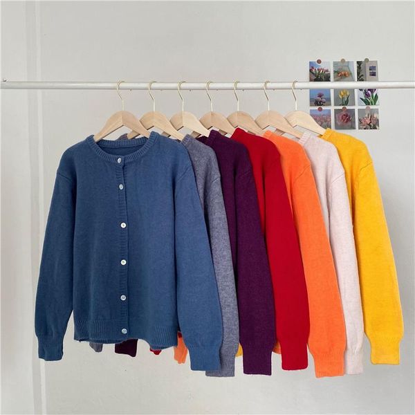 women's knits & tees 2021 fall/winter long sleeve college wind knit cardigan loose jacket single breasted sweatshirt, White
women's knits & tees 2021 fall/winter long sleeve college wind knit cardigan loose jacket single breasted sweatshirt, White