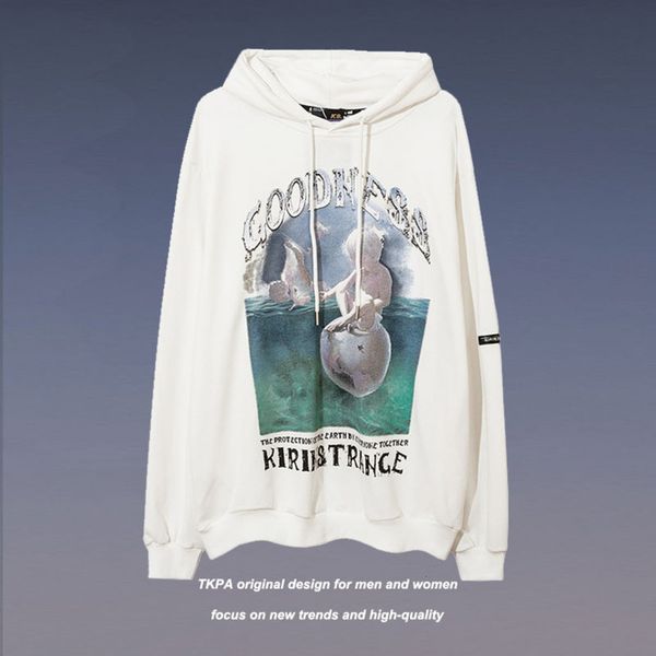 tkpa dark funeral guochao brand autumn winter new men's sweater street hip hop loose hanging shoulder hoodie, Black
tkpa dark funeral guochao brand autumn winter new men's sweater street hip hop loose hanging shoulder hoodie, Black
