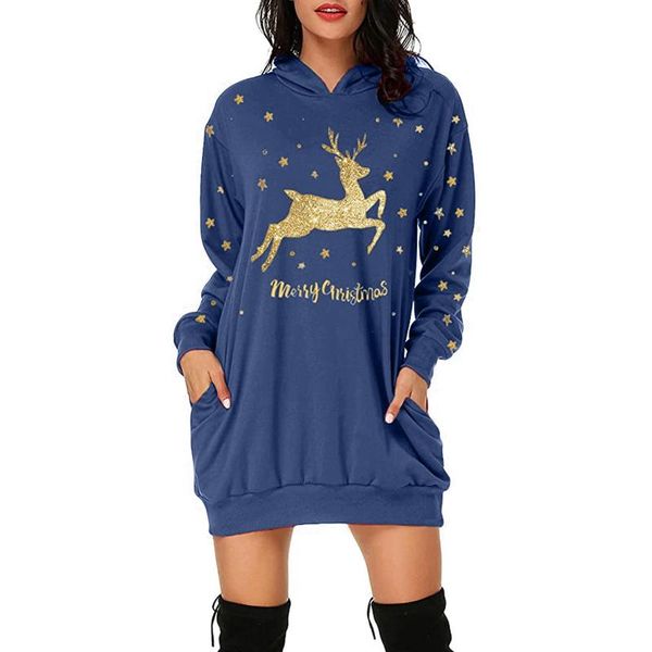 40# christmas hoodie dresses bag hip pocket elk printed hoodie dress women autumn winter sweatshirt dress pinup vestidos robe, Black;gray
40# christmas hoodie dresses bag hip pocket elk printed hoodie dress women autumn winter sweatshirt dress pinup vestidos robe, Black;gray