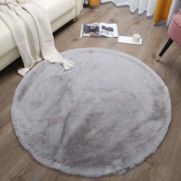 modern design faux fur rug soft round carpet bedroom computer chair floor mat solid thick rugs and carpets for home living room
modern design faux fur rug soft round carpet bedroom computer chair floor mat solid thick rugs and carpets for home living room