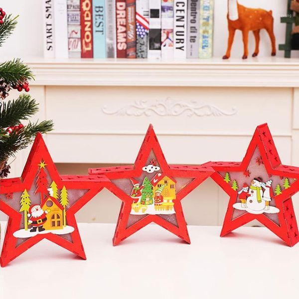 new 1pc christmas xmas tree ornament wooden glowing pendant decoration props five-pointed star santa claus for toys gift1
new 1pc christmas xmas tree ornament wooden glowing pendant decoration props five-pointed star santa claus for toys gift1