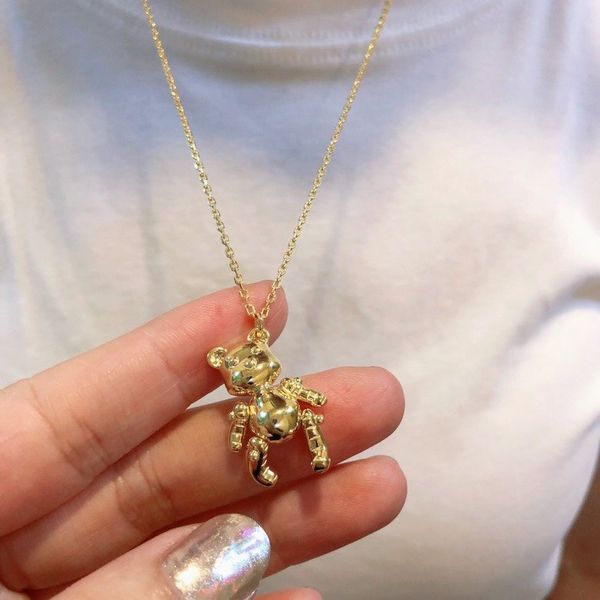 2020 new 925 sterling silver bear necklace exquisite workmanship, flexible limbs, fashion, fashion, temperament all over the world
2020 new 925 sterling silver bear necklace exquisite workmanship, flexible limbs, fashion, fashion, temperament all over the world