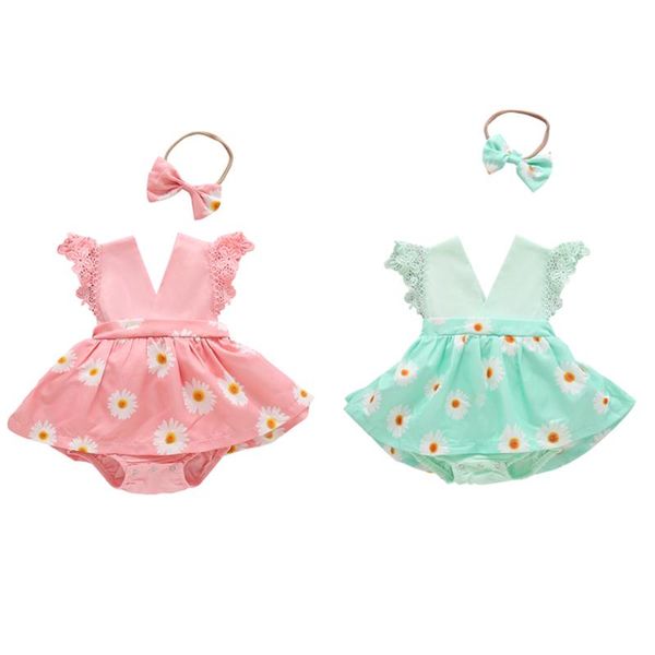 girl's dresses summer baby romper dress off shoulder small daisies headband outfit for cute girl clothing, Red;yellow
girl's dresses summer baby romper dress off shoulder small daisies headband outfit for cute girl clothing, Red;yellow