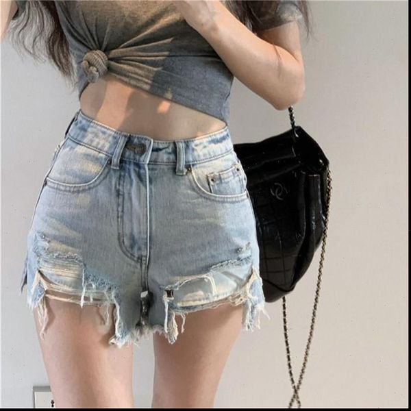 denim shorts for women 2021 summer high waist streetwear ripped shorts with tassel pockets mini short jeans, White;black
denim shorts for women 2021 summer high waist streetwear ripped shorts with tassel pockets mini short jeans, White;black