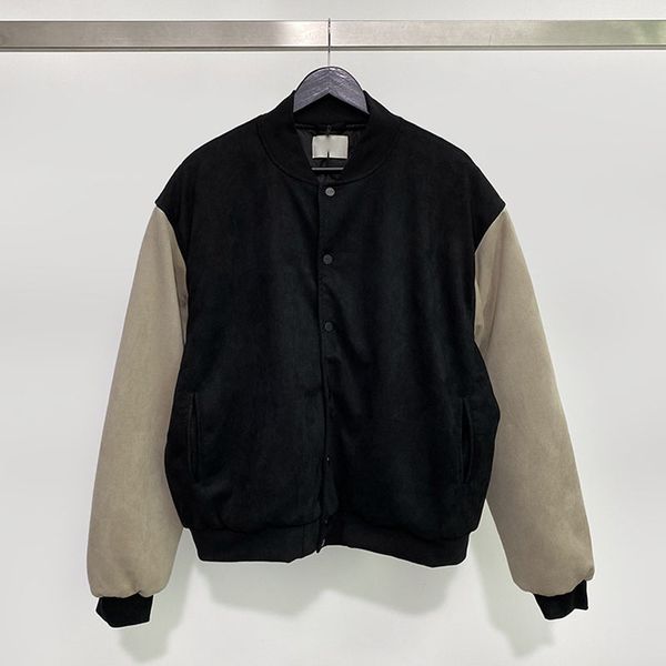 high street 2021ss man winter coat alphabet black casual regular oversized cotton baseball uniform bomber jacket for men woman clothing, Black;brown
high street 2021ss man winter coat alphabet black casual regular oversized cotton baseball uniform bomber jacket for men woman clothing, Black;brown