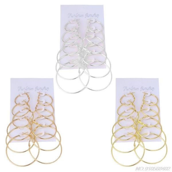 6Pairs/set Vintage Dangle Ring Big Circle Hoop Earrings Women Steampunk Ear Clip D17 20 Dropshipping, Golden;silver
6Pairs/set Vintage Dangle Ring Big Circle Hoop Earrings Women Steampunk Ear Clip D17 20 Dropshipping, Golden;silver