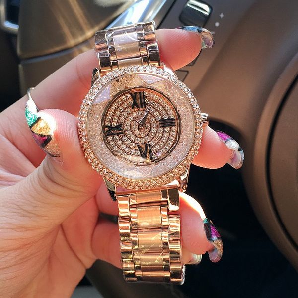 mashali original watch luxury diamond watch stainless steel strap full of drilling roman numerals rose gold fashion female watch, Slivery;brown
mashali original watch luxury diamond watch stainless steel strap full of drilling roman numerals rose gold fashion female watch, Slivery;brown