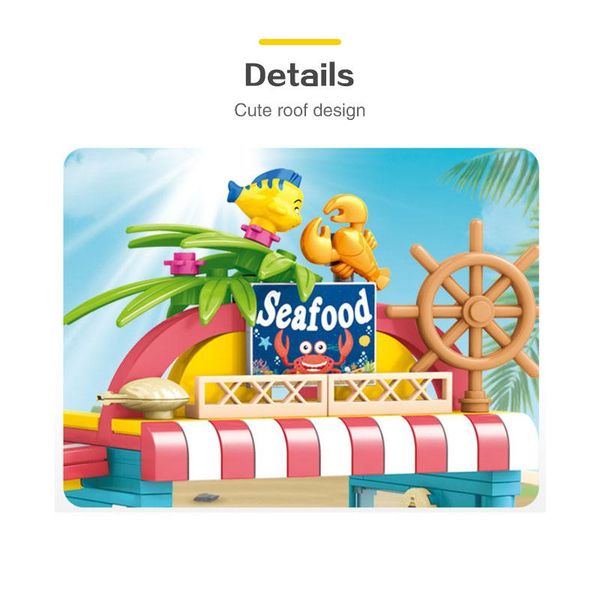 490pcs friends princess seaside series building blocks seafood restaurant set figures diy educational brick toys for girls gifts wmtaul
490pcs friends princess seaside series building blocks seafood restaurant set figures diy educational brick toys for girls gifts wmtaul