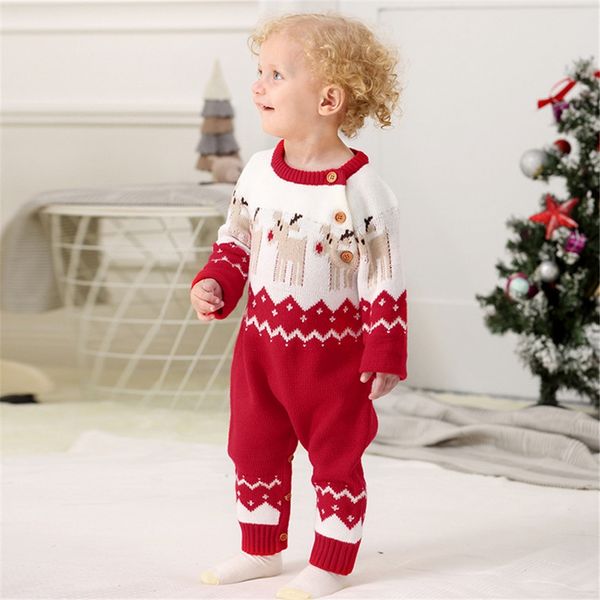 infant baby boys christmas romper reindeer long sleeve elk printed pattern jumpsuit for boys girls clothes new year's costume q1215, Blue
infant baby boys christmas romper reindeer long sleeve elk printed pattern jumpsuit for boys girls clothes new year's costume q1215, Blue
