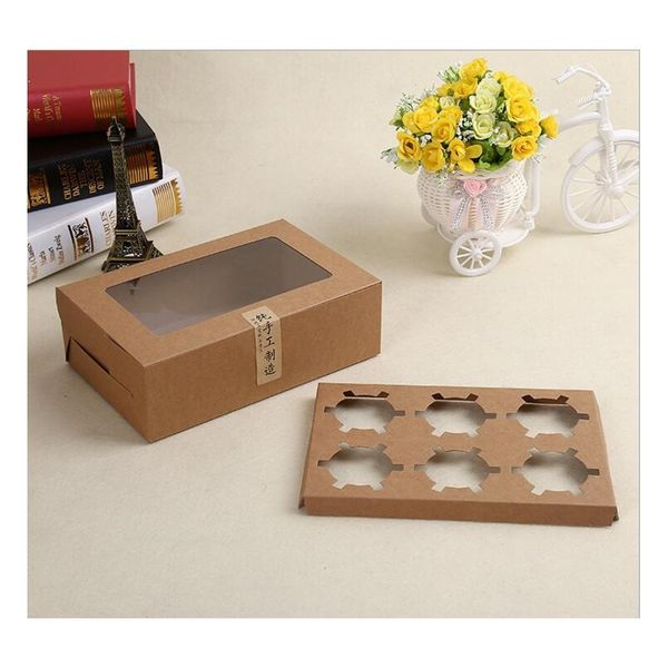 kraft card paper cupcake box 6 cup cake holders muffin cake boxes dessert portable package box jlldgl lajiaoyard
kraft card paper cupcake box 6 cup cake holders muffin cake boxes dessert portable package box jlldgl lajiaoyard