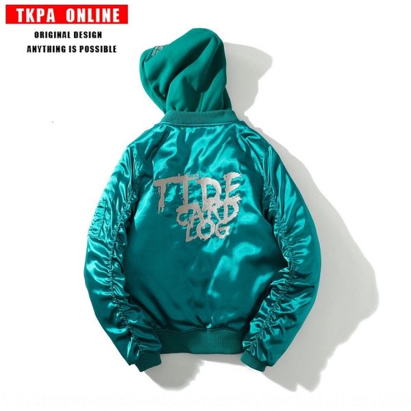 5oulz tkpa tide high brand street dark bright pilot jacket ma1 hip hop thickened men's face punk casual couple jacket, Black;brown
5oulz tkpa tide high brand street dark bright pilot jacket ma1 hip hop thickened men's face punk casual couple jacket, Black;brown