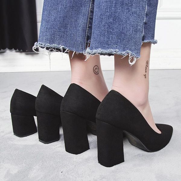 dress shoes black high heels 2021 wild work shoe pointed shallow mouth suede square heel single fashion comfort womens pumps1
dress shoes black high heels 2021 wild work shoe pointed shallow mouth suede square heel single fashion comfort womens pumps1