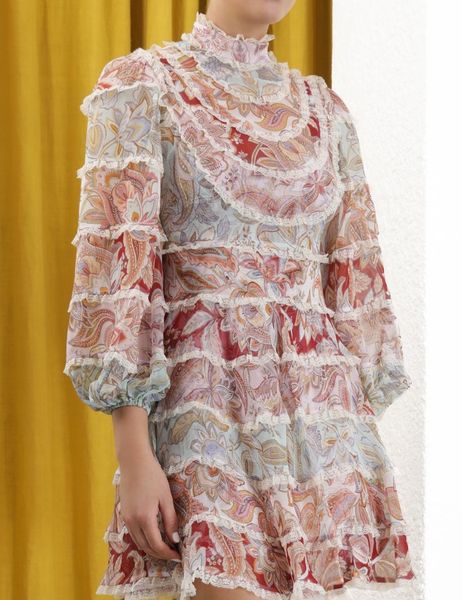 europe station women's 2021 spring and summer new collar splicing lace lantern sleeve temperament dress, Black;pink
europe station women's 2021 spring and summer new collar splicing lace lantern sleeve temperament dress, Black;pink
