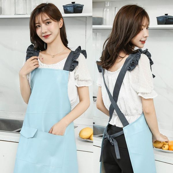 waterproof cute apron pu leather with 2 pockets long cooking apron for women chef restaurant home kitchen durable thicken1
waterproof cute apron pu leather with 2 pockets long cooking apron for women chef restaurant home kitchen durable thicken1