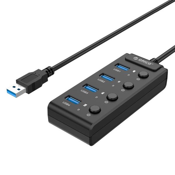 orico 4 port usb 3.0 faceup design hub with individual power switches and leds plug and play 5gbps high-speed transmission
orico 4 port usb 3.0 faceup design hub with individual power switches and leds plug and play 5gbps high-speed transmission