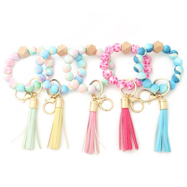dhl animal printing silicone bead bracelet keychain sunflower wristlet silicon beads womens bracelet keychains 14 colors, Silver
dhl animal printing silicone bead bracelet keychain sunflower wristlet silicon beads womens bracelet keychains 14 colors, Silver