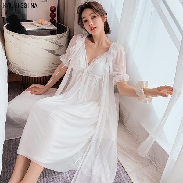 women homewear mesh slip nightdress with chest pad and robe sets female summer lace princess lingerie sleepwear nightwear1, Black;red
women homewear mesh slip nightdress with chest pad and robe sets female summer lace princess lingerie sleepwear nightwear1, Black;red