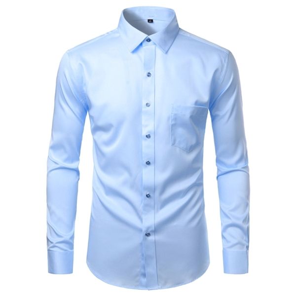 mens white bamboo fiber dress shirts slim fit wrinkle casual chemise non iron easy care elastic wedding working shirt c1211, White;black
mens white bamboo fiber dress shirts slim fit wrinkle casual chemise non iron easy care elastic wedding working shirt c1211, White;black