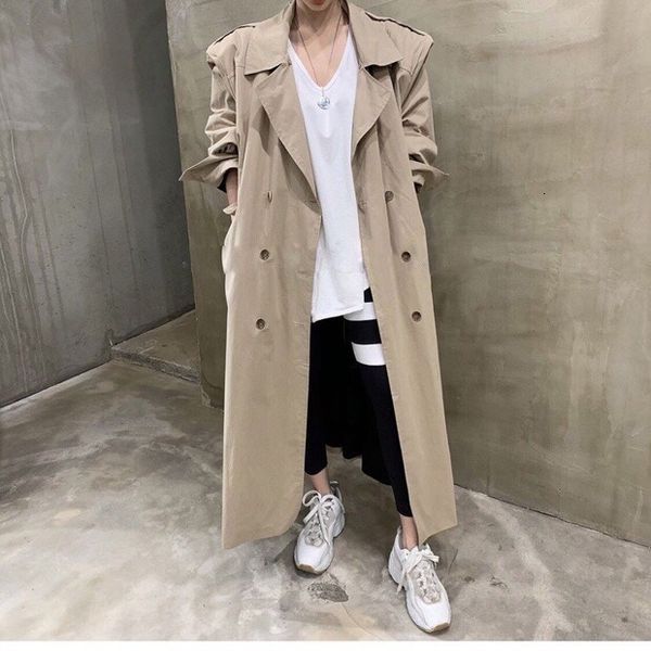 2020 loose oversized long women's trench coat double-breasted belt cloak overocats, Tan;black
2020 loose oversized long women's trench coat double-breasted belt cloak overocats, Tan;black